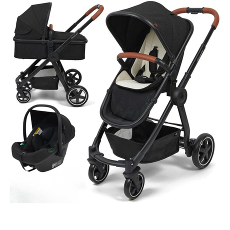 BabyLo Cloud XT 3-in-1 Travel system, Black