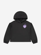Converse Girls Hoodie and Heart Leggings Set in Grey