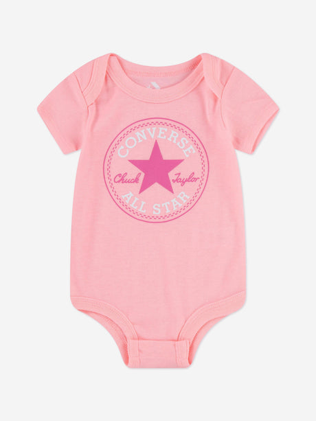 Converse Baby Girls Classic CTP 3 Piece Set in Pink