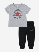 Converse Boys Dissected CTP T-Shirt and Pants Set in Black