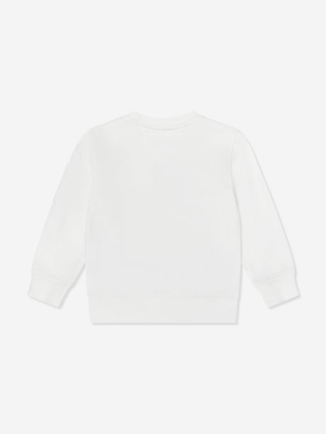 C.P. Company Boys Lens Sweatshirt in Ivory
