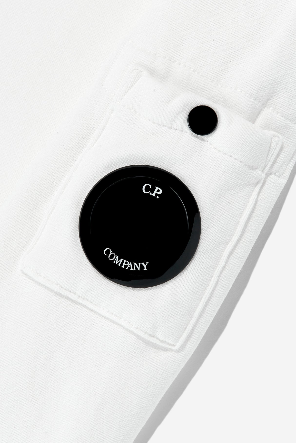 C.P. Company Boys Lens Sweatshirt in Ivory