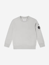 C.P. Company Boys Lens Sweatshirt in Grey