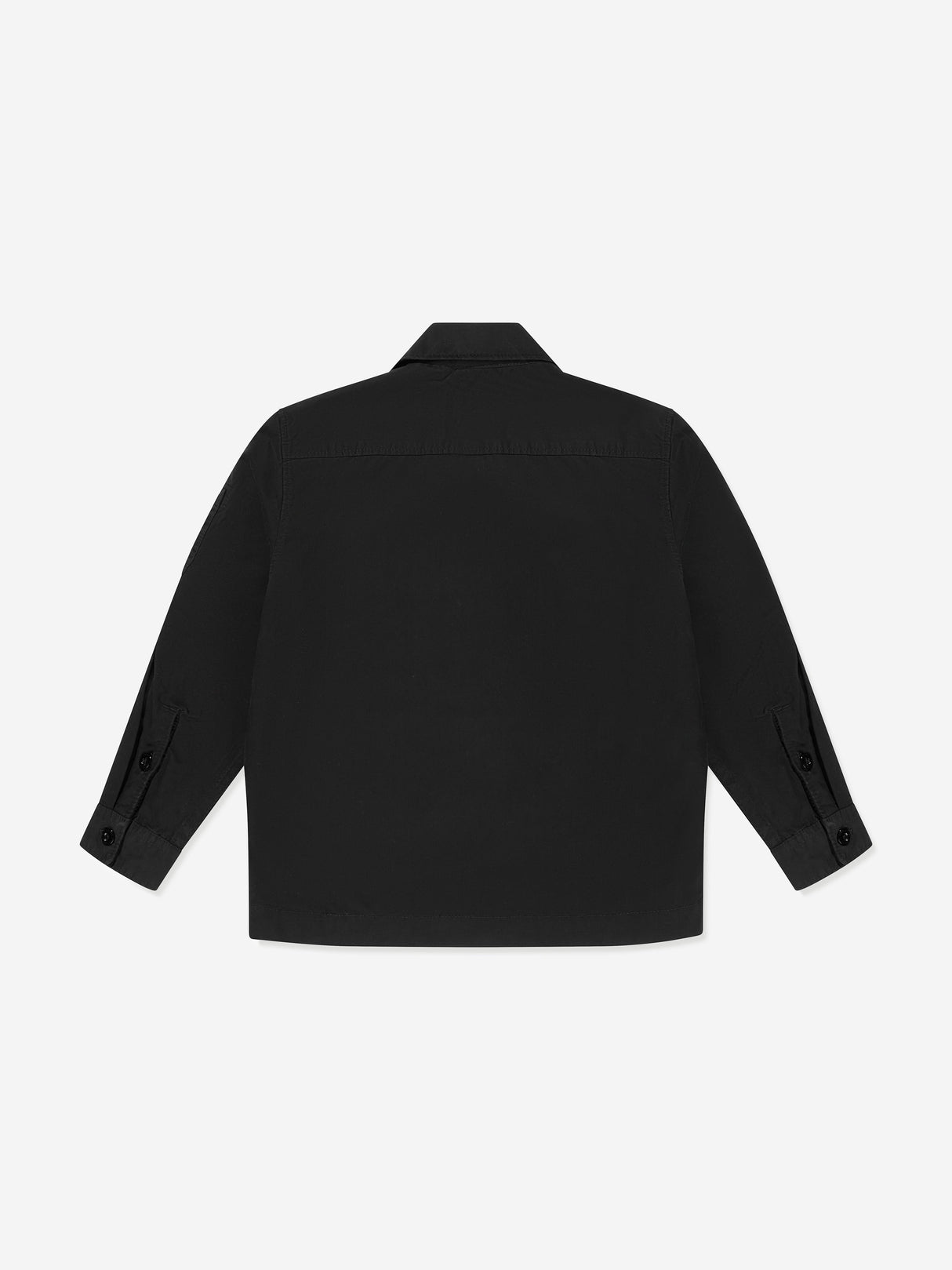 C.P. Company Boys Cotton Pocket Shirt in Black