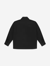 C.P. Company Boys Cotton Pocket Shirt in Black