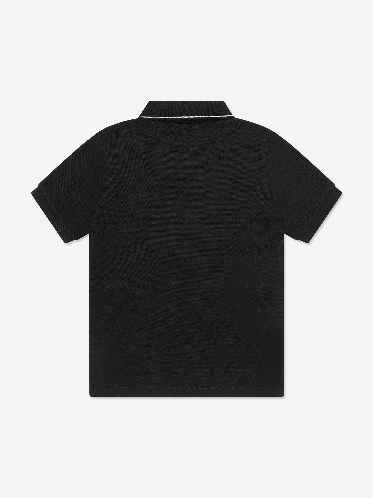C.P. Company Boys Logo Polo Shirt in Black
