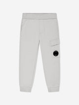 C.P. Company Boys Cargo Lens Joggers in Grey