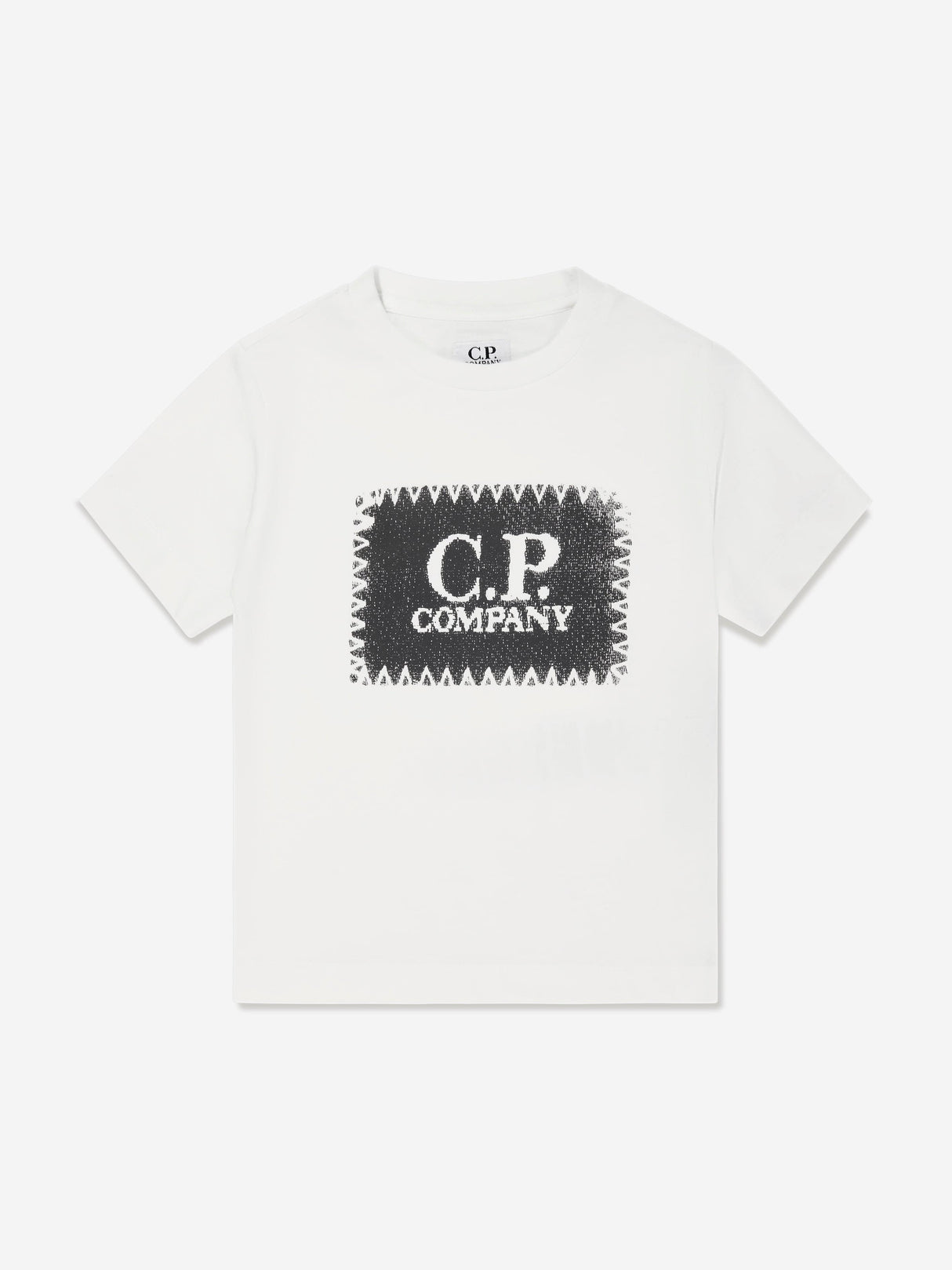 C.P. Company Boys Logo T-Shirt in Ivory