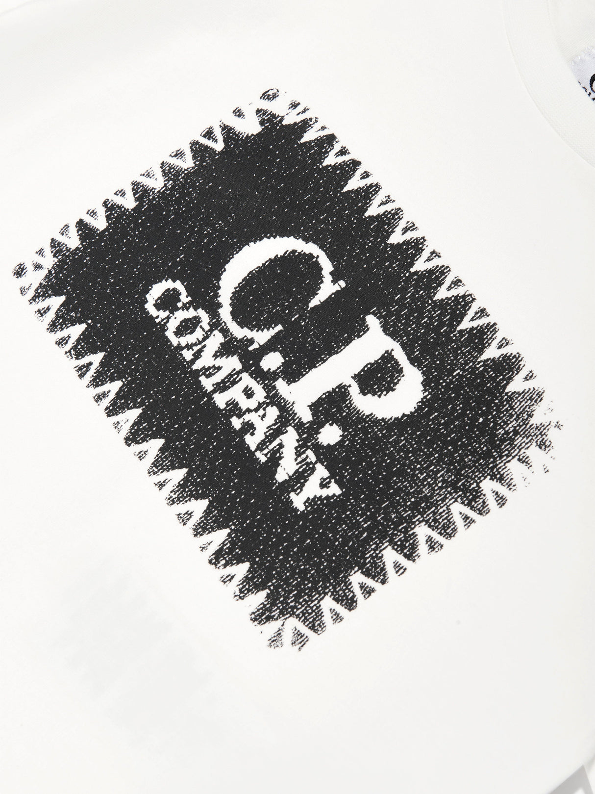 C.P. Company Boys Logo T-Shirt in Ivory