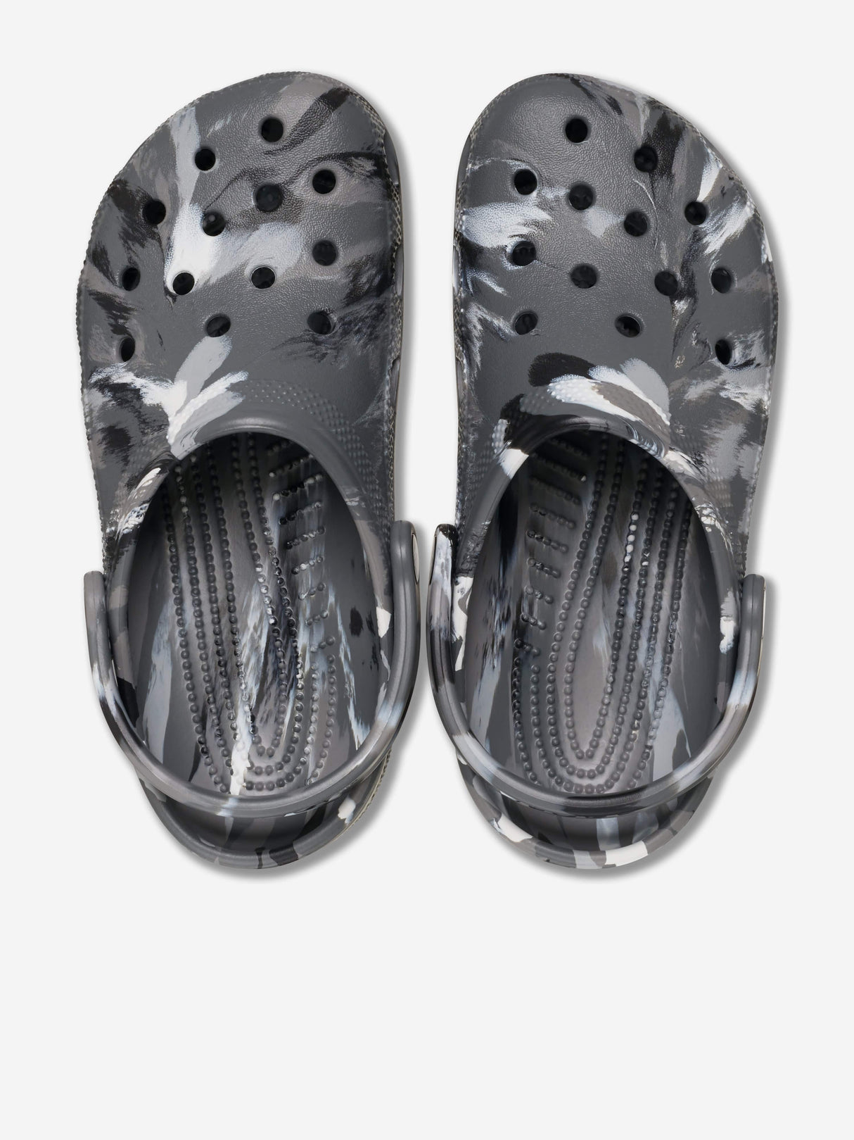 Crocs Kids Classic Marbled Clog in Green