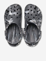 Crocs Kids Classic Marbled Clog in Green