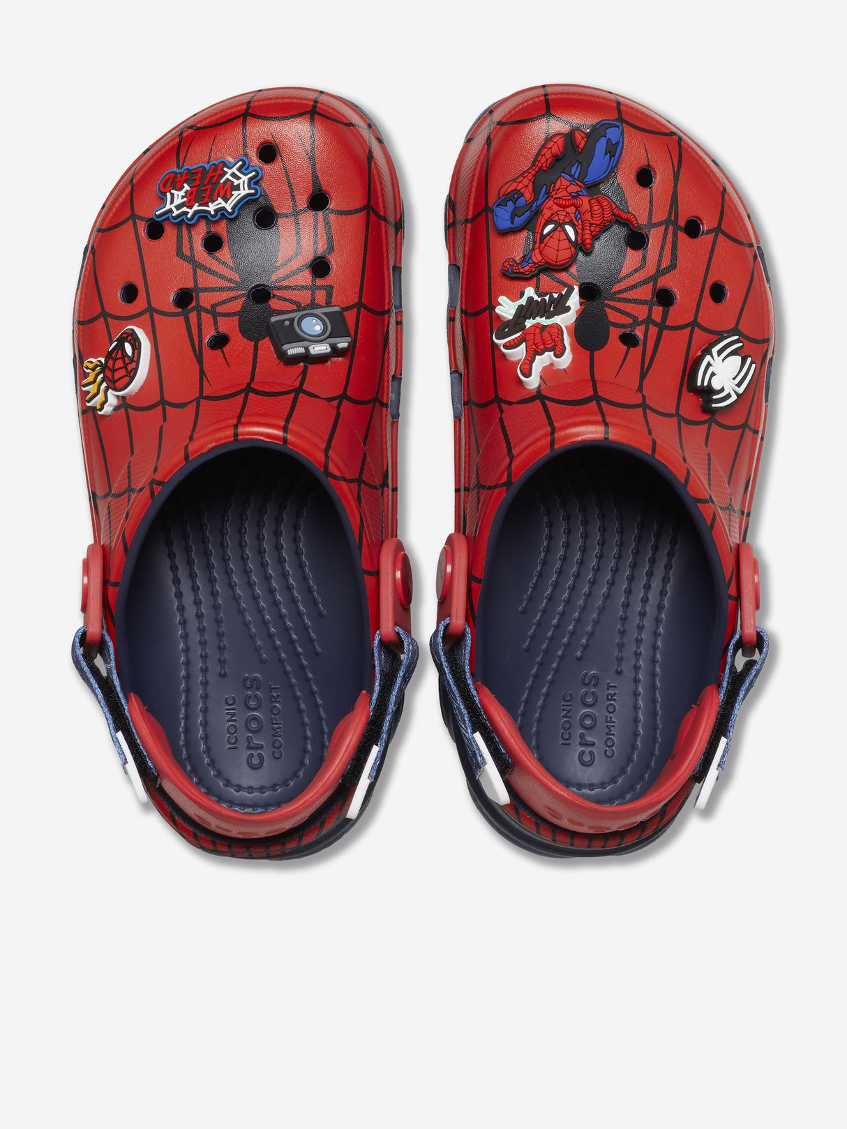 Crocs Boys Spider-Man All-Terrain Clog in Navy