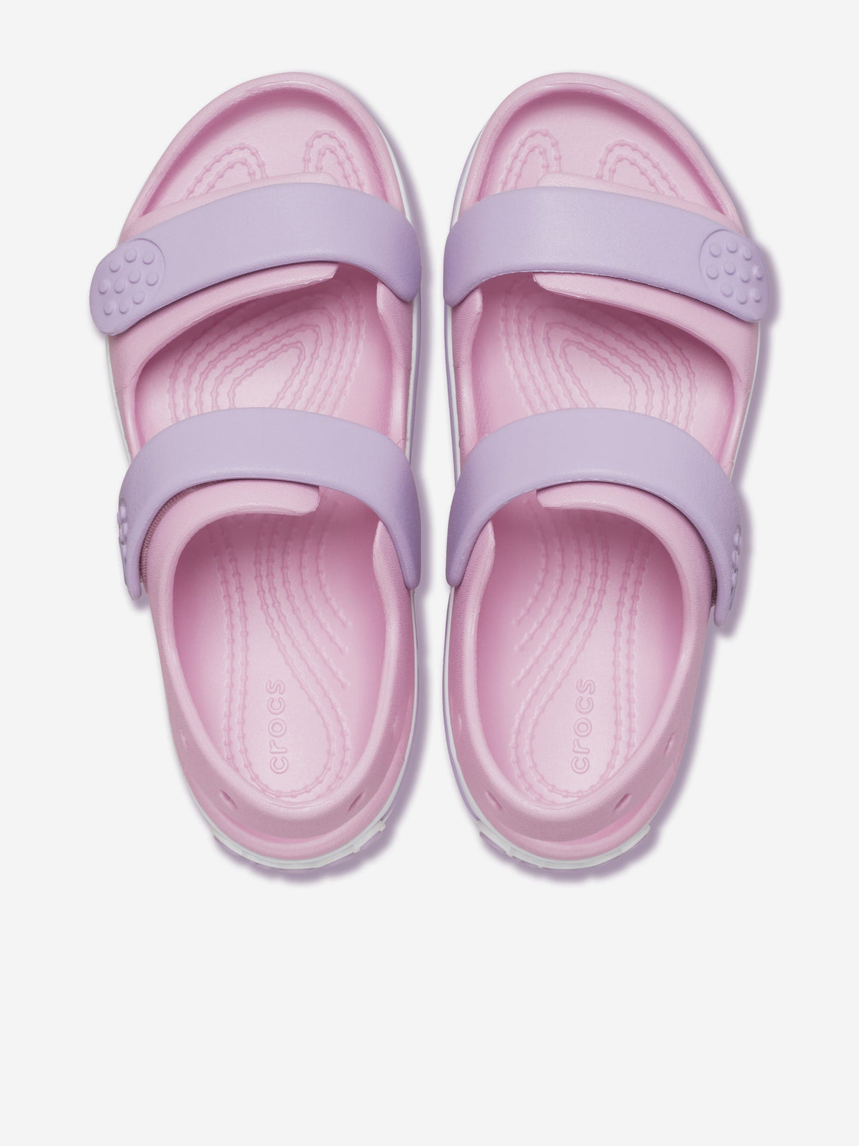 Crocs Girls Crocband Cruiser Sandal in Pink