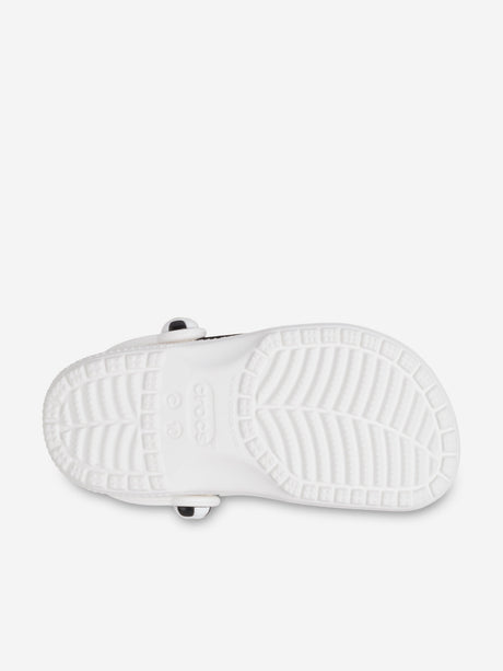 Crocs Kids Classic Soccer Ball Clog in White