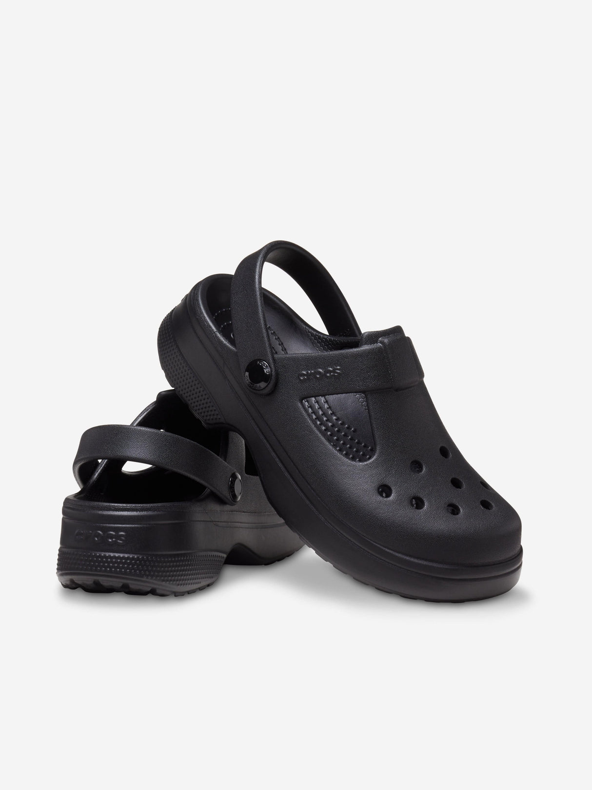 Crocs Girls Classic Mary Jane Clog in Black