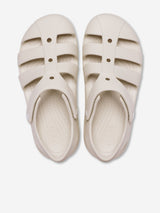 Crocs Girls Classic Fisherman Sandals in Beige
