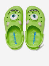 Crocs Kids Monsters Inc Mike Classic Clog in Green