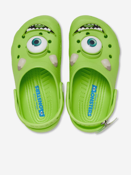 Crocs Kids Monsters Inc Mike Classic Clog in Green