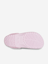 Crocs Girls Classic Floral Cut Out Clog in Pink