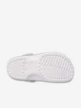Crocs Girls Classic Iridescent Glitter Clog in White