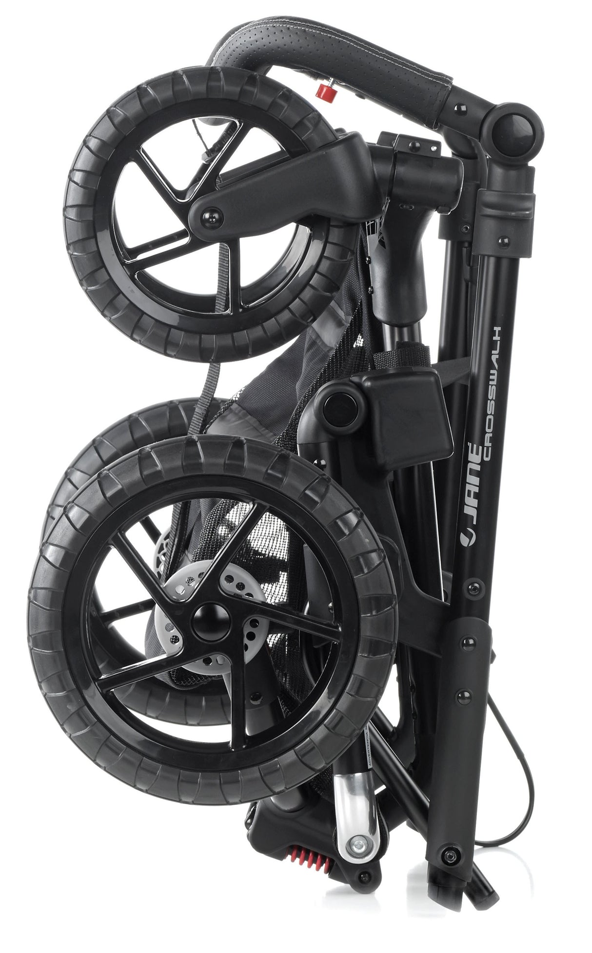 Jané Crosswalk-R All-Terrain Travel System with Sweet Carrycot & Koos iSize R1, Tech Mouse / Black Grey
