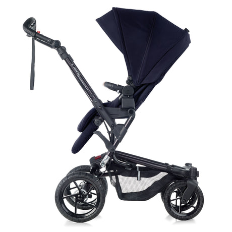 Jané Crosswalk-R All-Terrain Travel System with Sweet Carrycot & Koos iSize R1, Tech Mouse / Black Grey