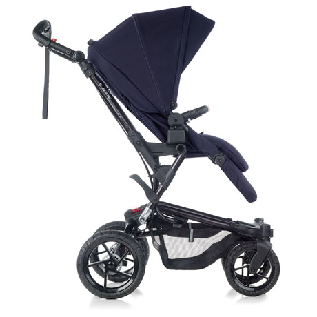 Jané Crosswalk-R All-Terrain Travel System with Sweet Carrycot & Koos iSize R1, Tech Mouse / Black Grey