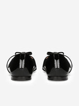 Dolce & Gabbana Girls Patent Leather Ballet Flats in Black