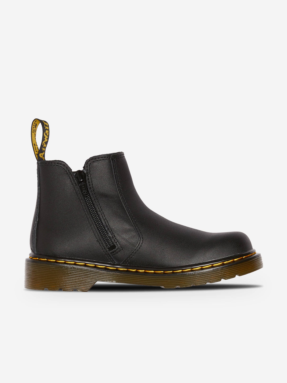 Dr Martens Kids 2976 Softy T Leather Chelsea Boots in Black