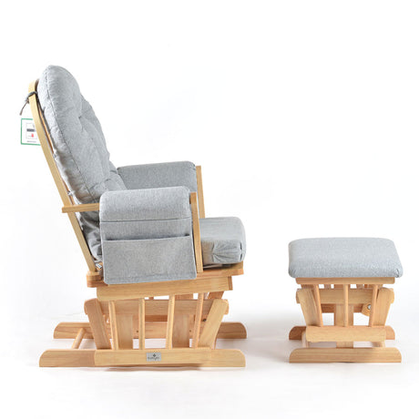 Johnston's Brompton Baby Nursing Glider & Footstool