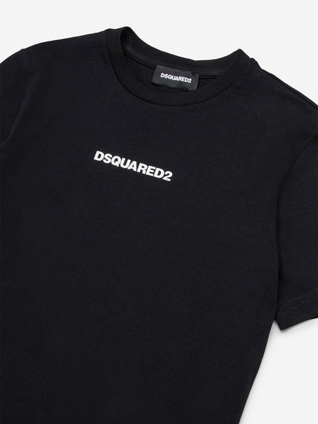 Dsquared2 Kids Logo T-Shirt in Black