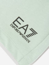 EA7 Emporio Armani Boys Logo Bermuda Shorts in Green