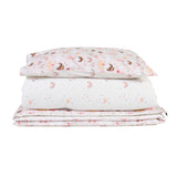 FORREST 3 Piece Reversible Cot Bed Set – Organic Cotton Baby Bedding - Fairy