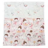 FORREST 3 Piece Reversible Cot Bed Set – Organic Cotton Baby Bedding - Fairy