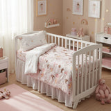 FORREST 3 Piece Reversible Cot Bed Set – Organic Cotton Baby Bedding - Fairy