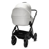 Noordi Fjordi V2 Leather - 2in1 Pushchair with ThermoCot™ Carrycot- Cloud