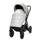 Noordi Fjordi V2 Leather - 2in1 Pushchair with ThermoCot™ Carrycot- Cloud