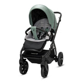 Noordi Fjordi V2 Leather - 2in1 Pushchair with ThermoCot™ Carrycot- Sage