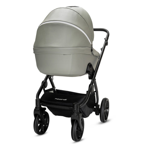 Noordi Fjordi V2 Leather - 2in1 Pushchair with ThermoCot™ Carrycot- Sleet