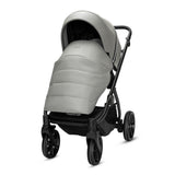 Noordi Fjordi V2 Leather - 2in1 Pushchair with ThermoCot™ Carrycot- Sleet