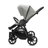 Noordi Fjordi V2 Leather - 2in1 Pushchair with ThermoCot™ Carrycot- Sleet