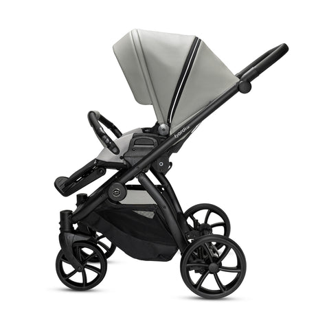 Noordi Fjordi V2 Leather - 2in1 Pushchair with ThermoCot™ Carrycot- Sleet