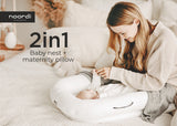 Noordi 2in1 Deluxe Baby Nest + Maternity Pillow