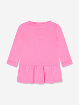 Guess Baby Girls Heart Dress with Knickers in Pink