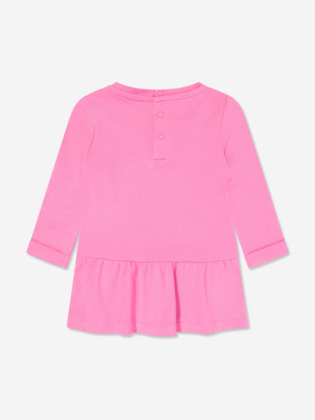 Guess Baby Girls Heart Dress with Knickers in Pink