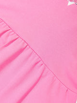 Guess Girls Logo Jersey Dress in Pink
