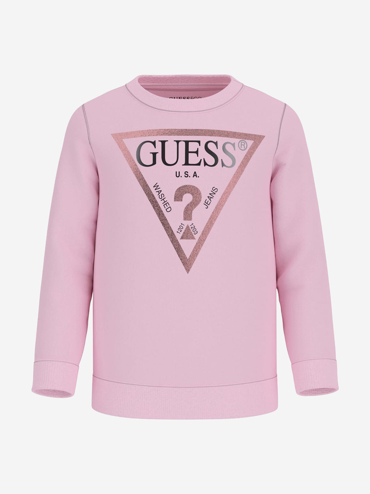 Guess Girls Logo Sweatshirt in Pink