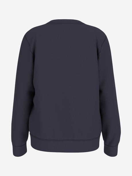 Guess Boys Logo Print Sweatshirt in Navy