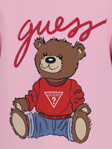 Guess Girls Teddy Bear T-Shirt in Pink