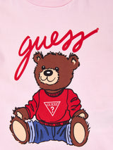 Guess Girls Teddy Bear T-Shirt in Pink